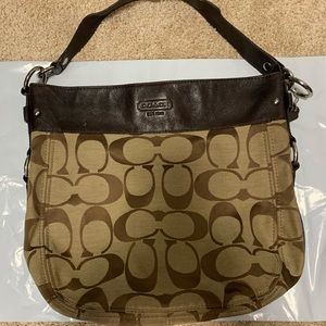 Coach signature handbag